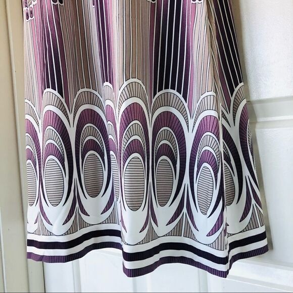 BCBGMax Azria Art Deco print Empire Dress - Picture 6 of 14